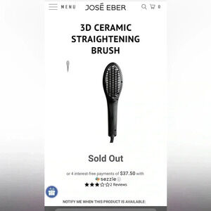 💚 JOSE EBER Digital Straightening Brush